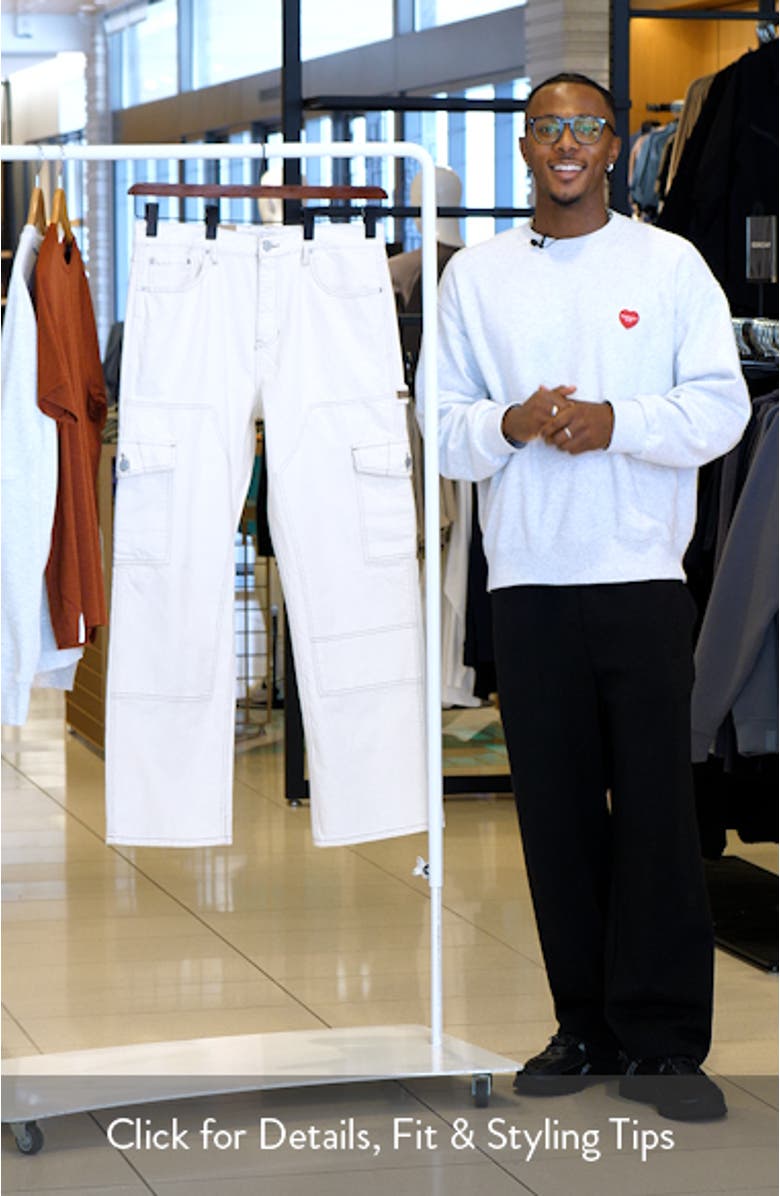 Cowboy Wide Leg Cargo Jeans, sales video thumbnail