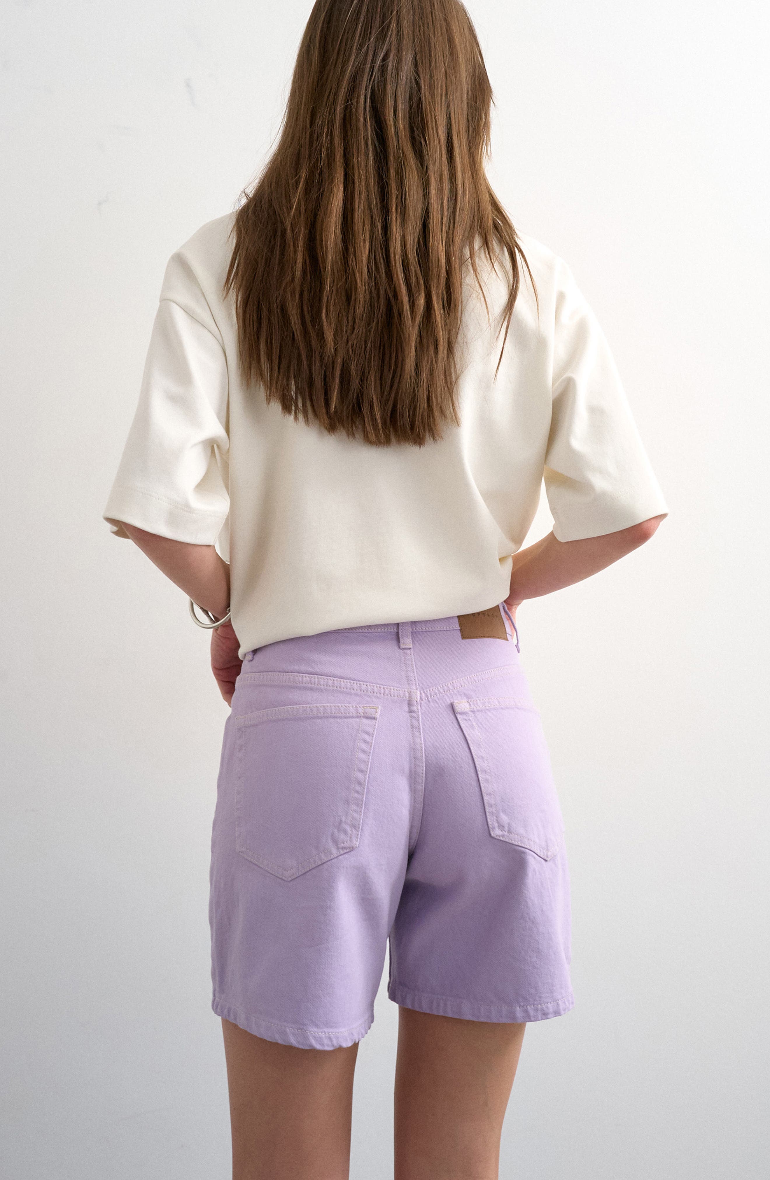 Editor High Rise Denim Shorts - image 2