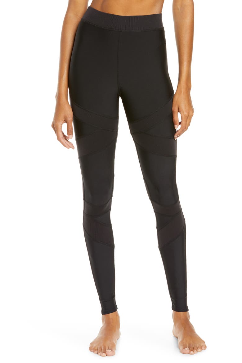 Level Up Airlift High Waist Leggings, Main, color, BLACK
