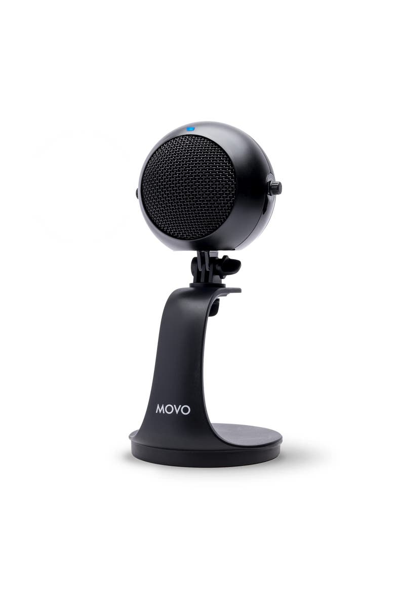 WebMic Desktop USB Microphone with  Stand, Main, color, Black