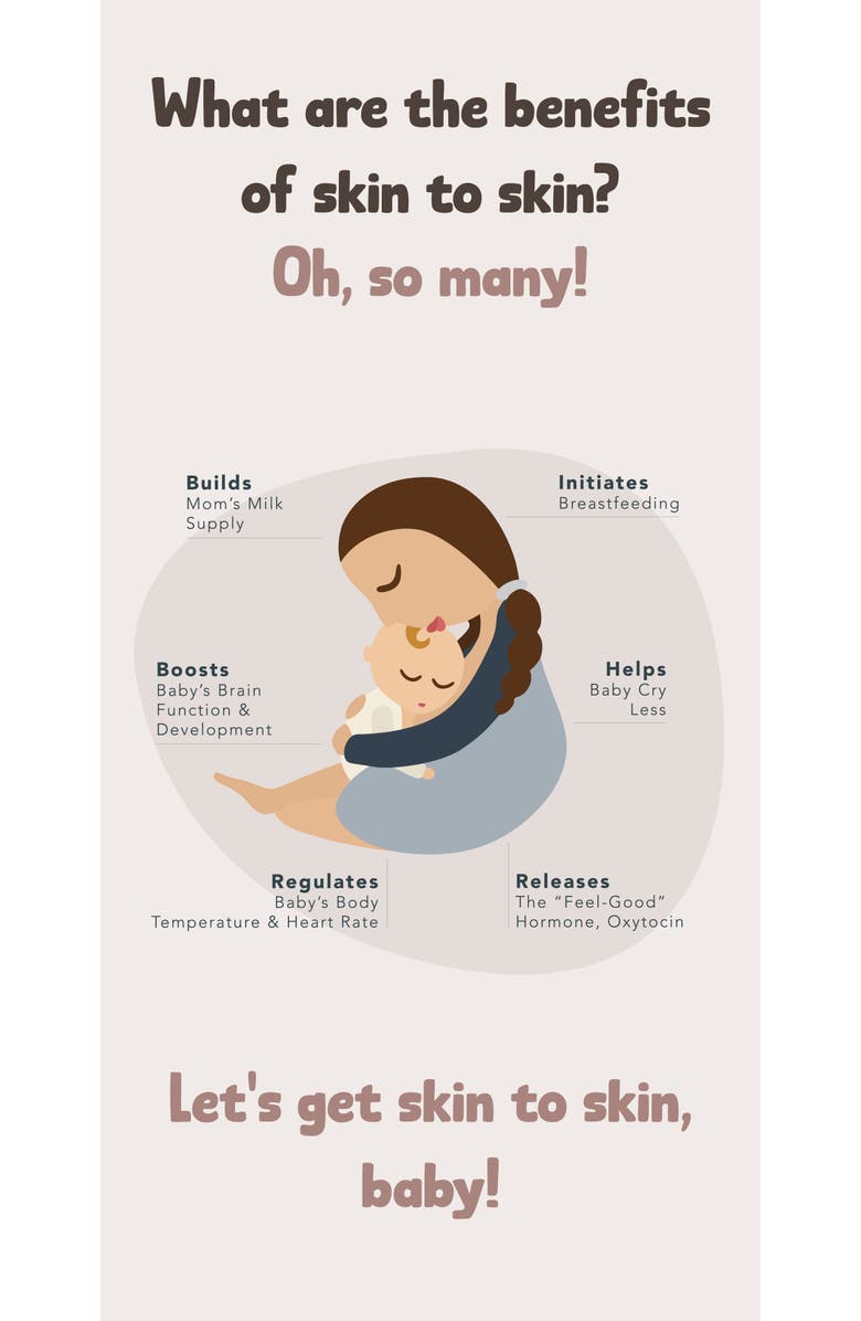 Bonsie Baby Skin to Skin Girl or Boy, Cuddle Sack, Alternate, color, Mocha