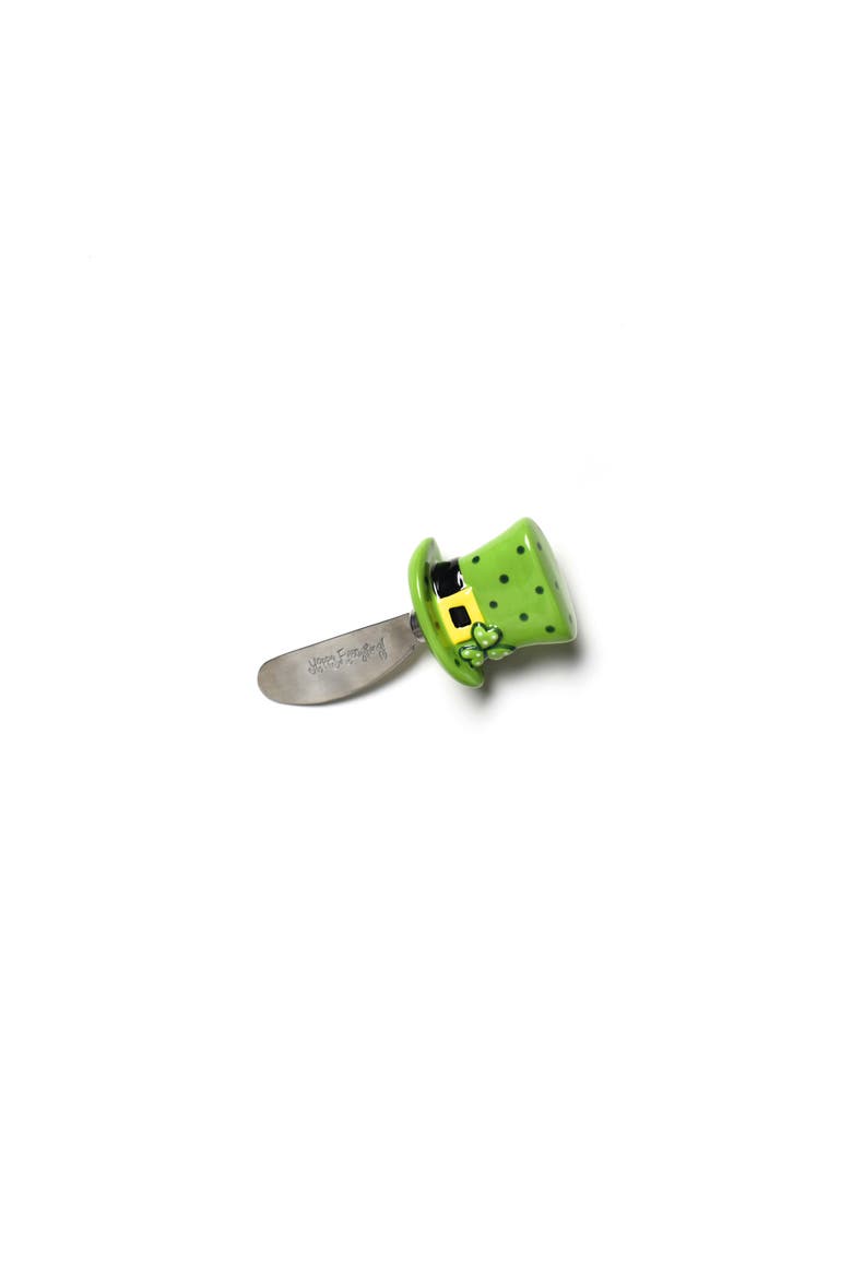 Leprechaun Hat Embellishment Appetizer Spreader, Main, color, Green