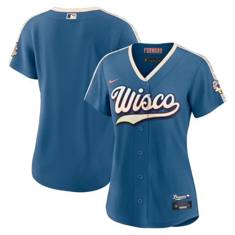 Women's Nike  Mineral Blue Milwaukee Brewers 2026 City Connect Stadium Jersey