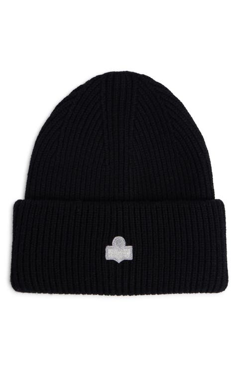 Festive Mayers Cotton & Wool Blend Rib Logo Beanie