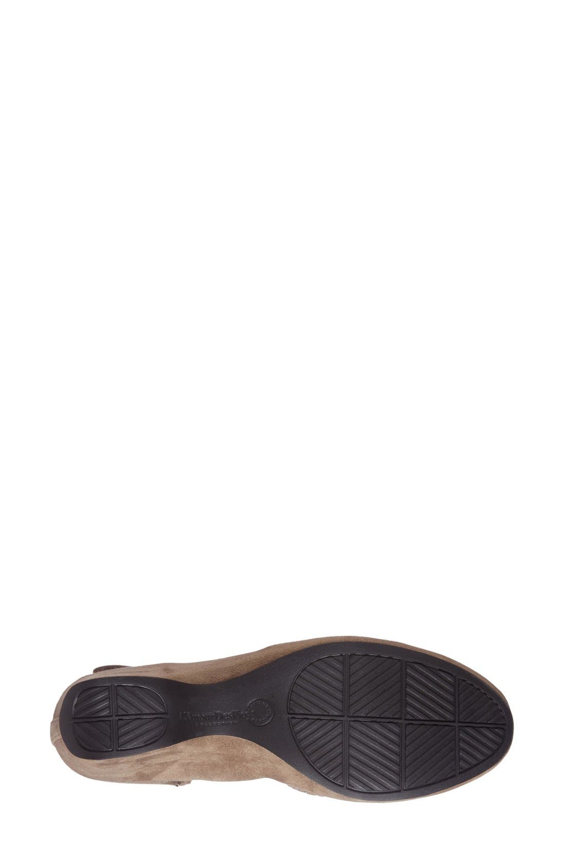 Orva Wedge Sandal, Alternate, color, TAUPE SUEDE
