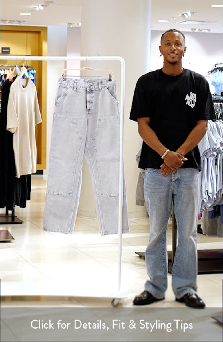 Double Knee Organic Cotton Canvas Carpenter Pants, sales video thumbnail