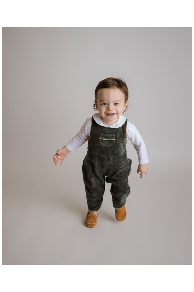 Acorn Long Sleeve Bodysuit, Alternate, color, White