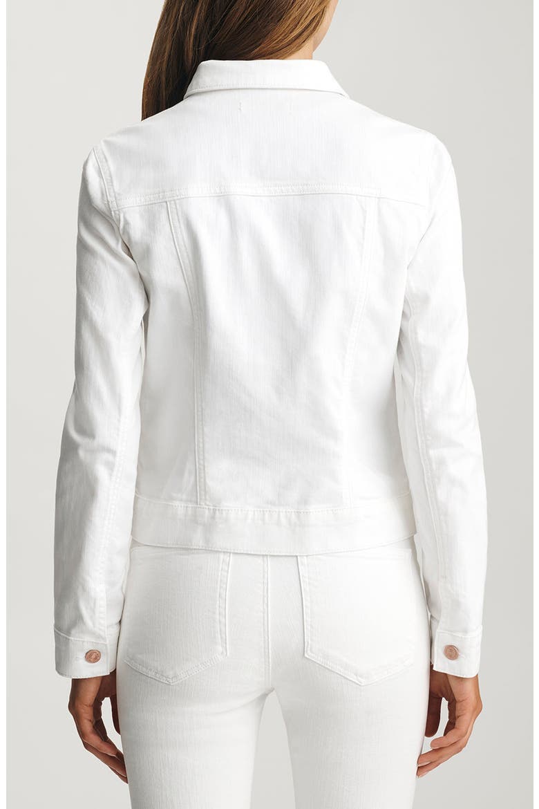 Samantha Denim Jacket, Alternate, color, WHITE FLEX BLUE