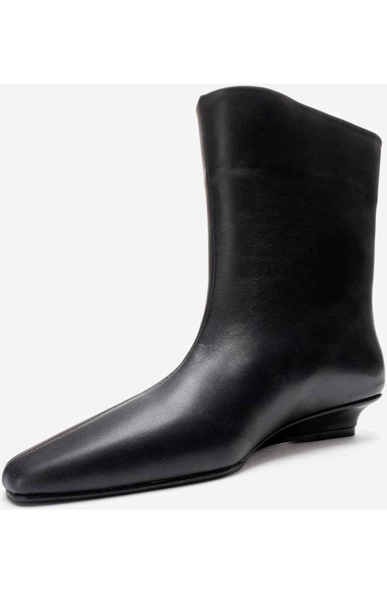 Forever & Always Shoes Nacho Leather Ankle Boot, Alternate, color, Black