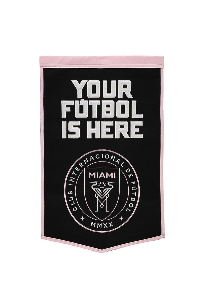 Inter Miami CF Dynasty Banner, Main, color, Black
