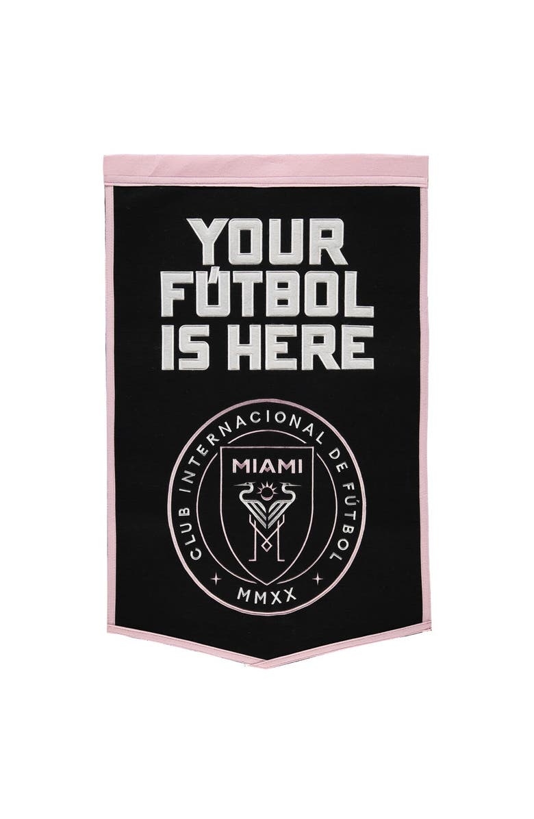 WINNING STREAK Inter Miami CF Dynasty Banner, Main, color, Black