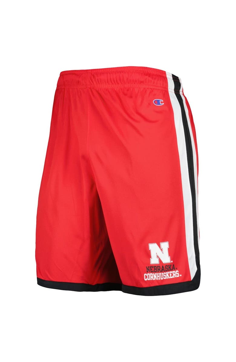Champion Men's Champion Scarlet Nebraska Huskers Basketball Shorts, Alternate, color,