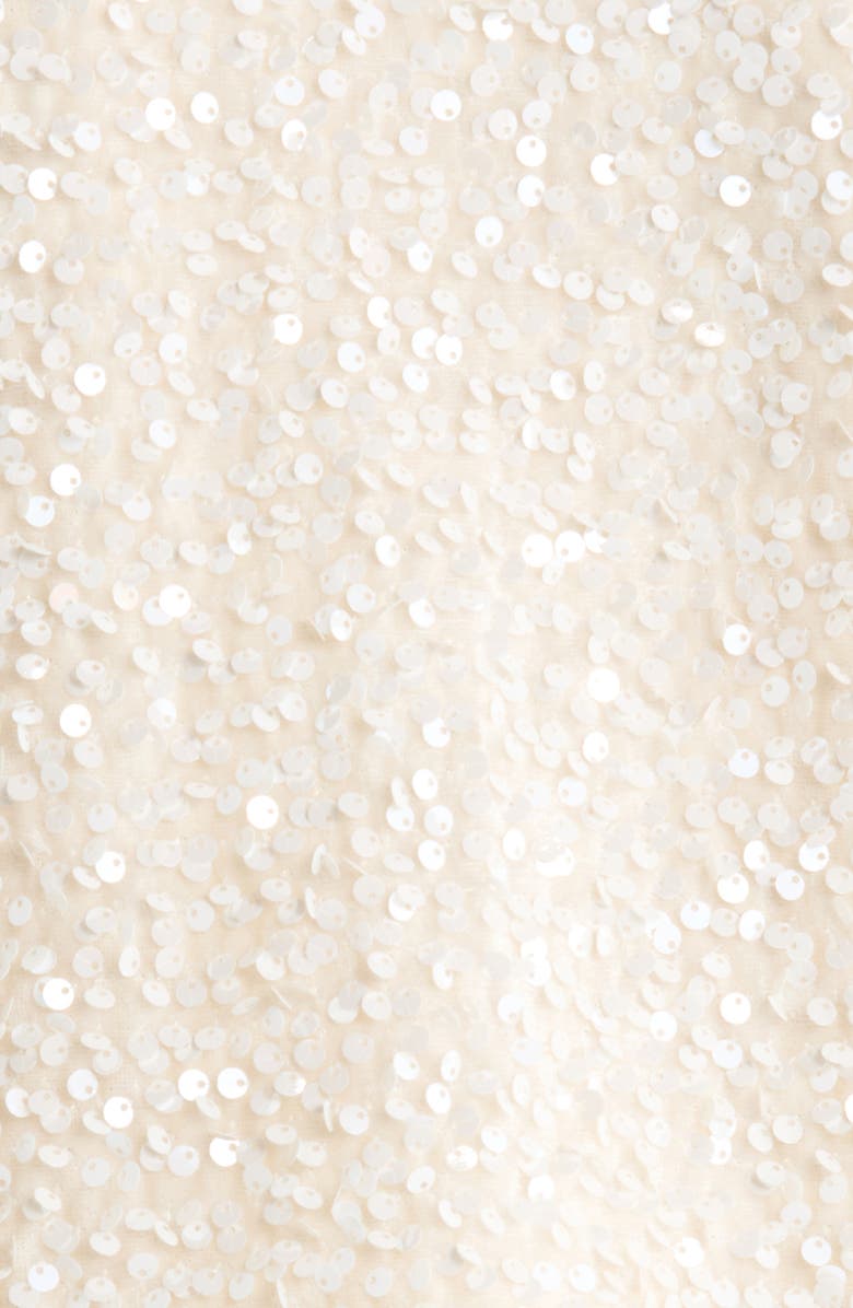 All in Favor Sequin Velvet Bow Jacket, Alternate, color, Cream Black