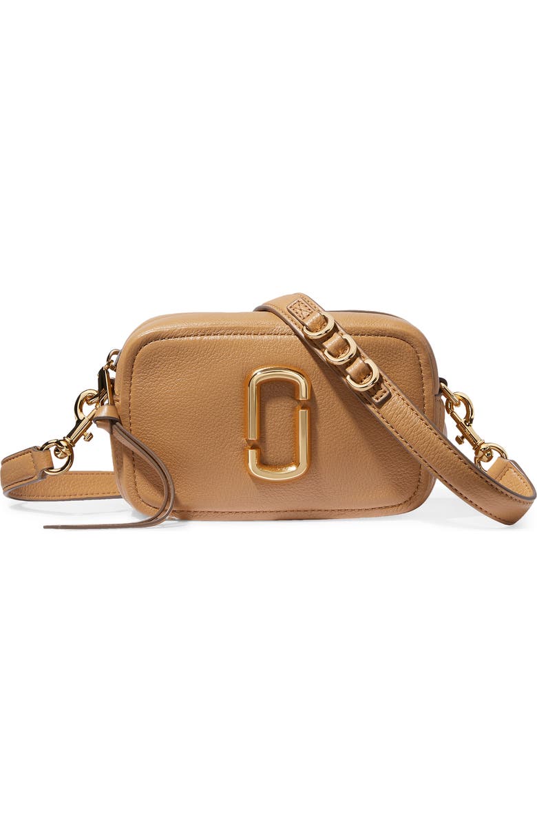 Marc Jacobs The Softshot 17 Leather Crossbody Bag, Main, color,