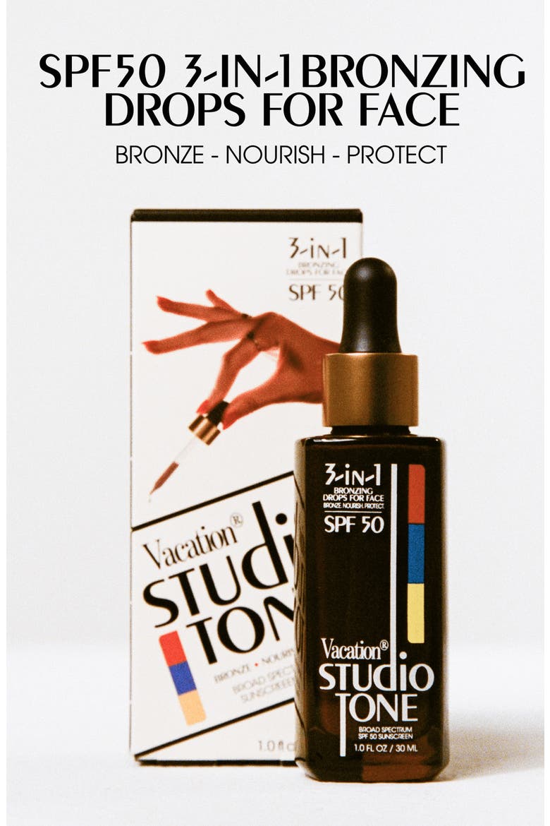 Studio Tone SPF 50 Bronzing Drops, Alternate, color, NO COLOR