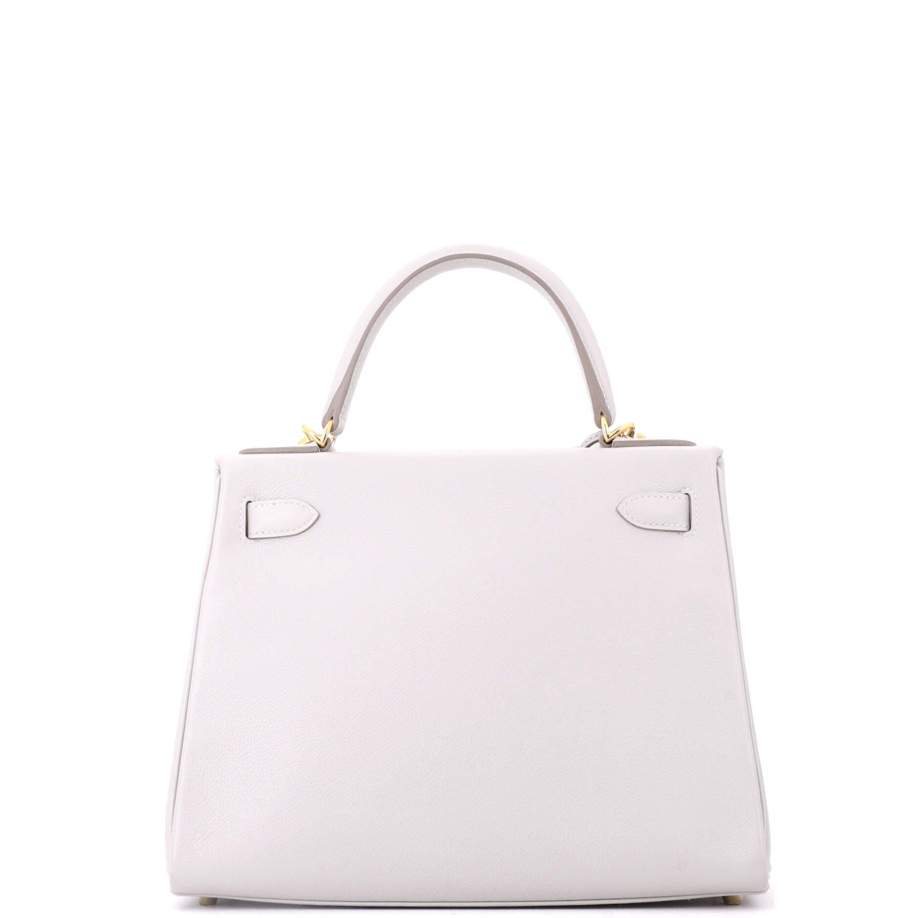 Kelly Handbag Grey Evercolor with Gold Hardware 28, Alternate, color, Grey
