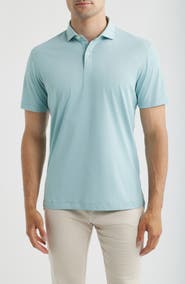 johnnie-O Solid Mesh Performance Jersey Polo
