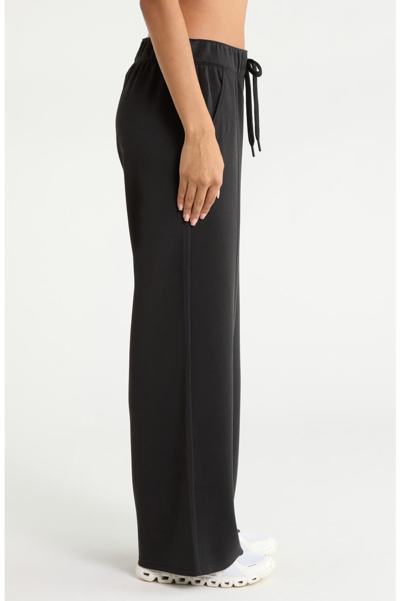 Shea Soft Wide Leg Pants, Alternate, color, BLACK