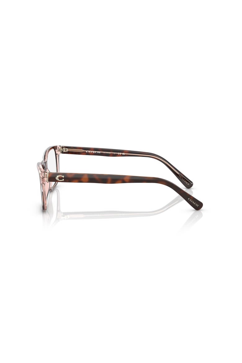52mm Rectangular Optical Glasses, Alternate, color, TORTOISE