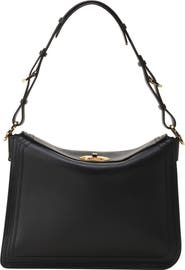 Lanvin Compagnon Asymmetrical Bag In Leather