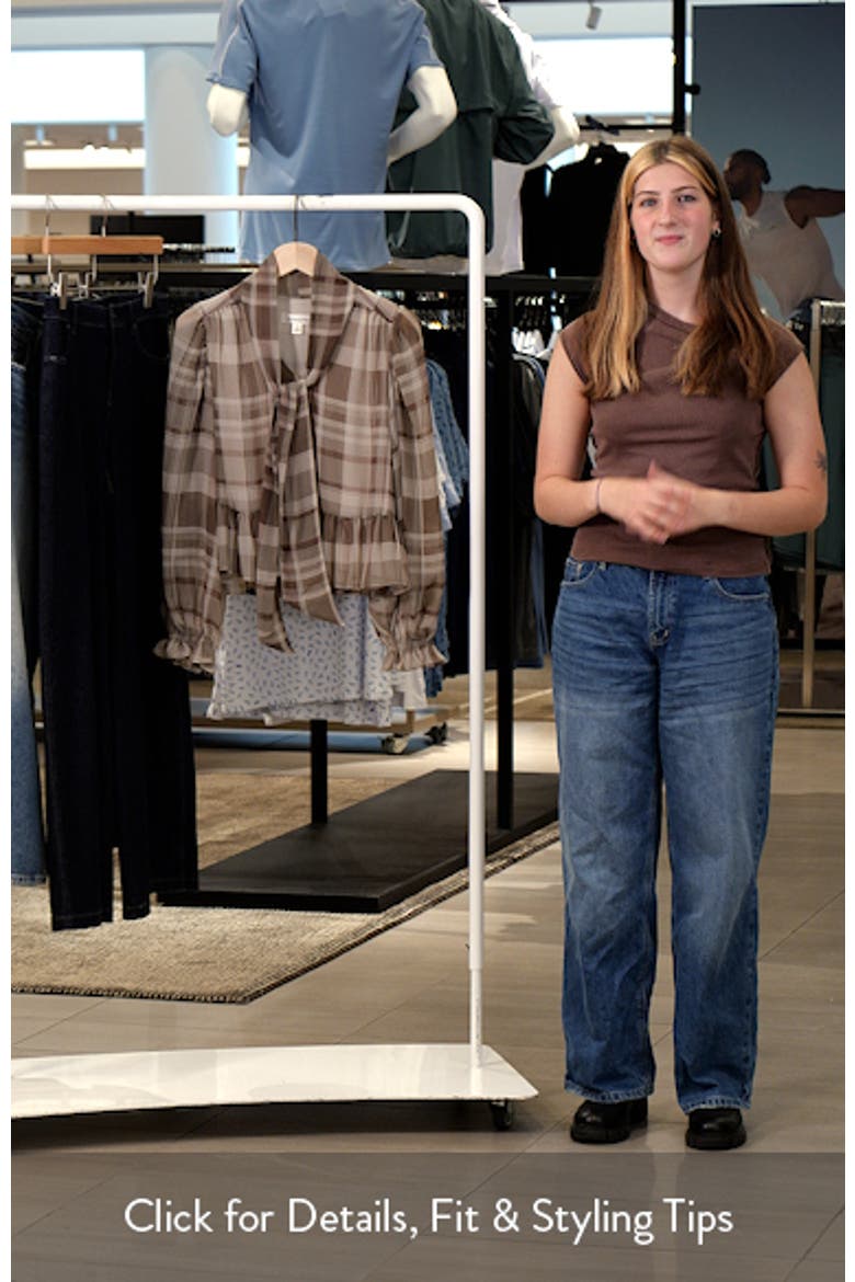 Tie Neck Chiffon Top video