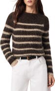 AllSaints Riga Stripe Crewneck Sweater