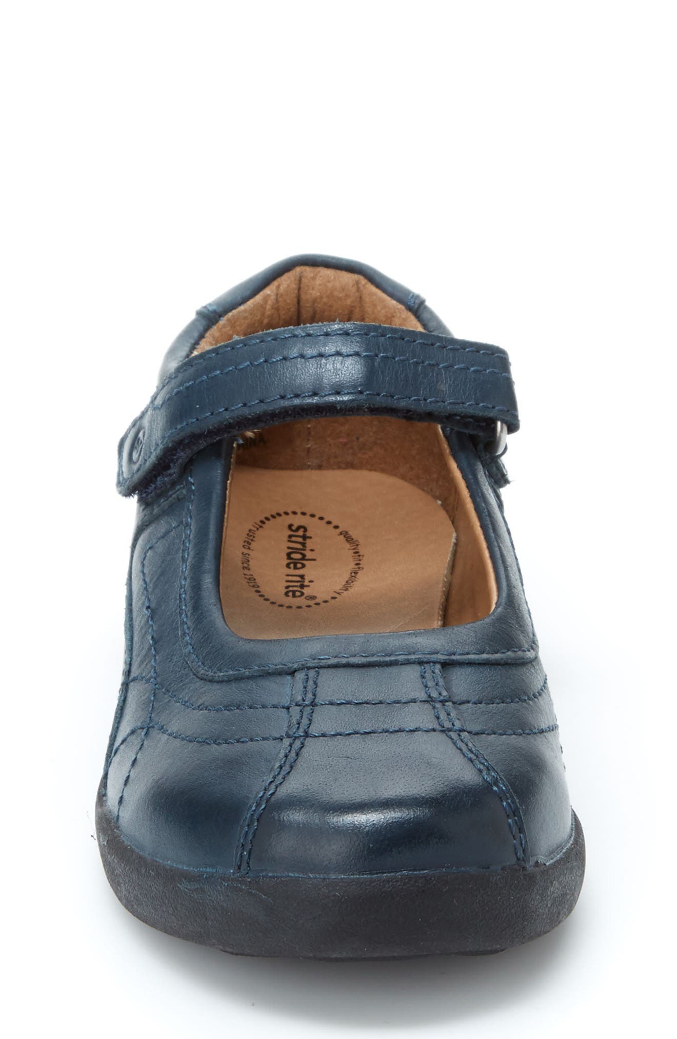Stride Rite 'Claire' Mary Jane, Alternate, color, Navy
