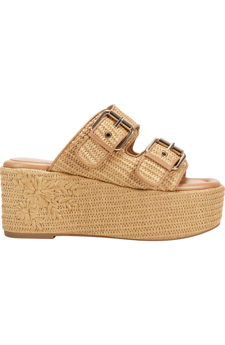 Marc Fisher LTD Poppy Platform Sandal, Alternate, color, Beige