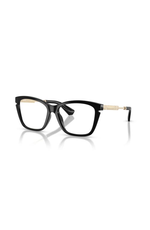Burberry 52mm Cat Eye Optical Glasses In Black