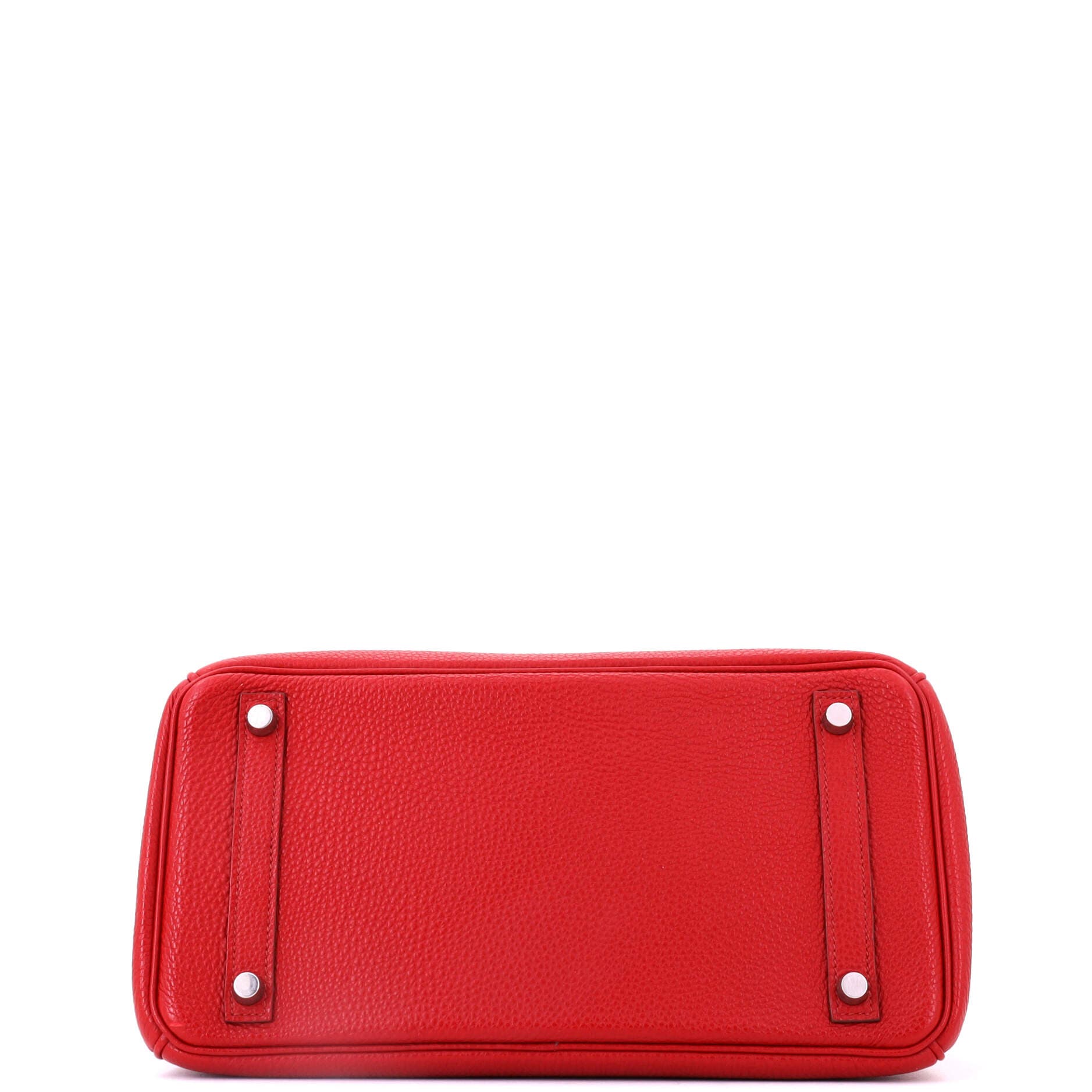 Pre-Owned Hermes Birkin Handbag Red Togo with Palladium Hardware 30, Alternate, color, Rouge Garance