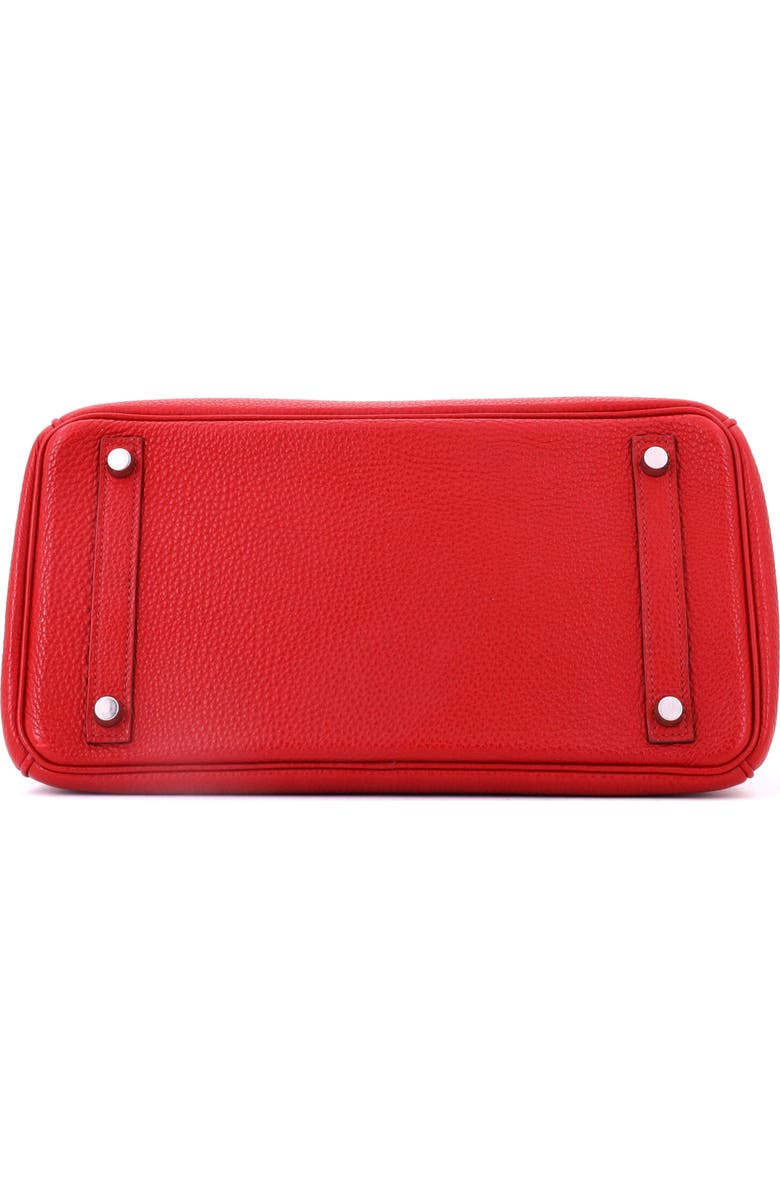 Pre-Owned Hermes Birkin Handbag Red Togo with Palladium Hardware 30, Alternate, color, Rouge Garance