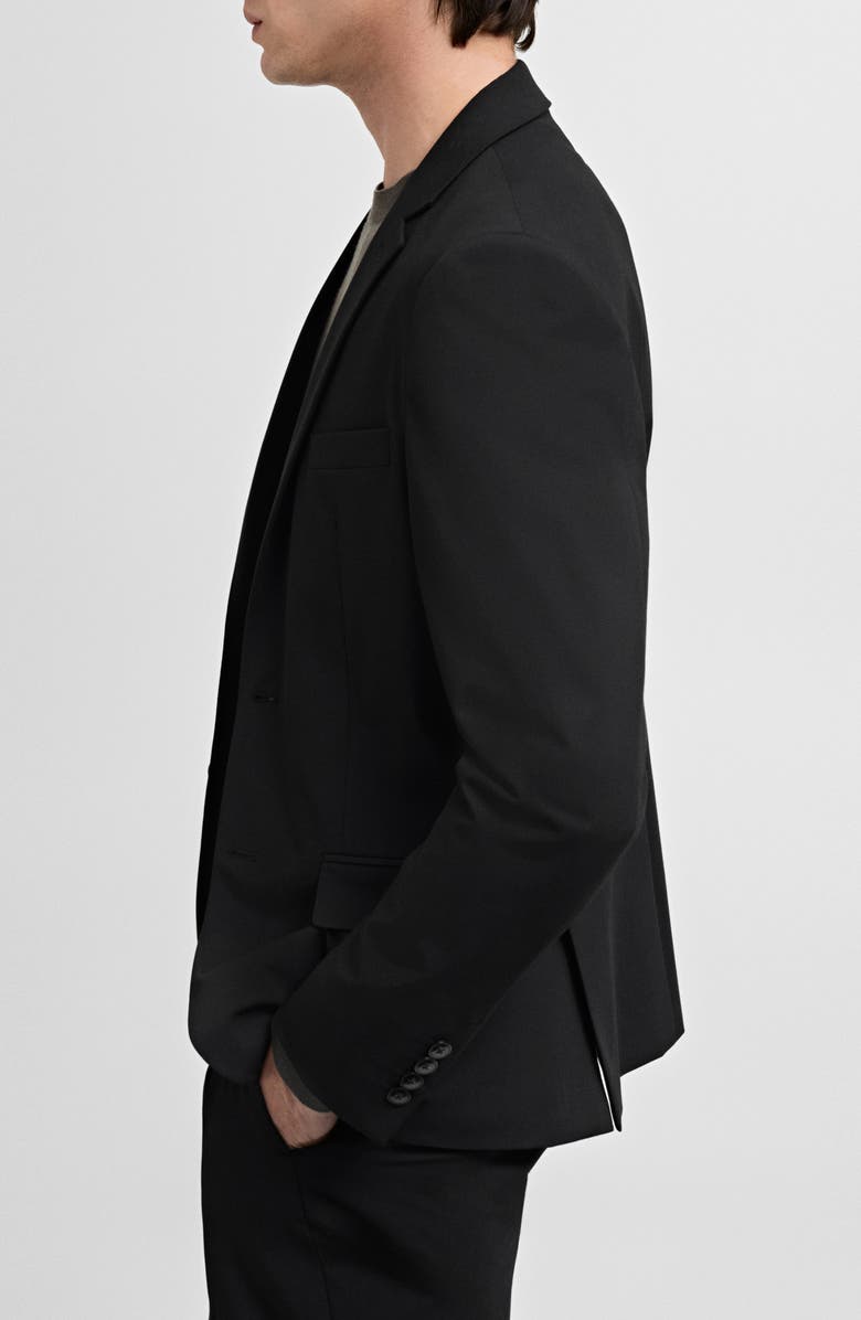 MANGO Slim Fit Suit Jacket, Alternate, color, Black