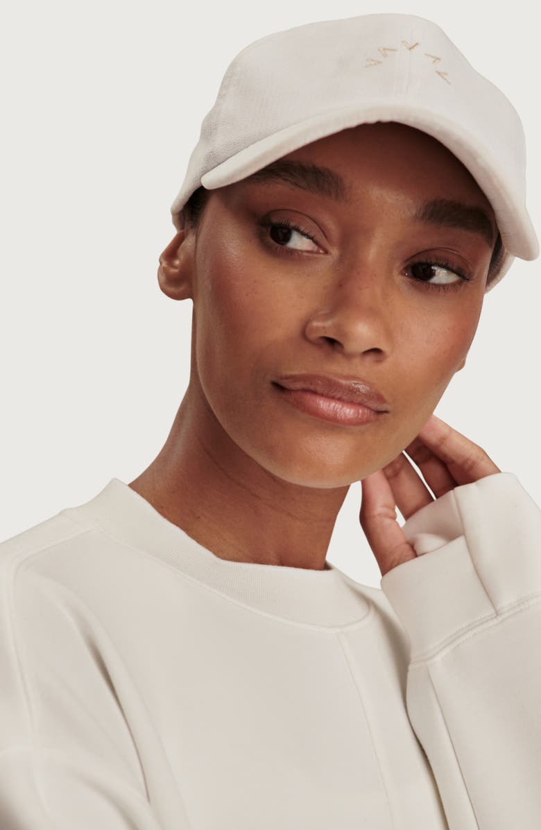 Varley Tasmin Crop Sweatshirt, Alternate, color, Snow White