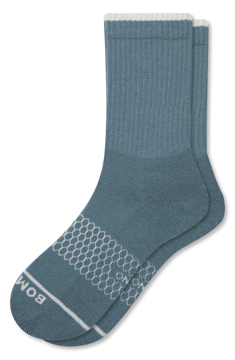 Bombas Merino Wool Blend Solid Half Calf Socks, Alternate, color,