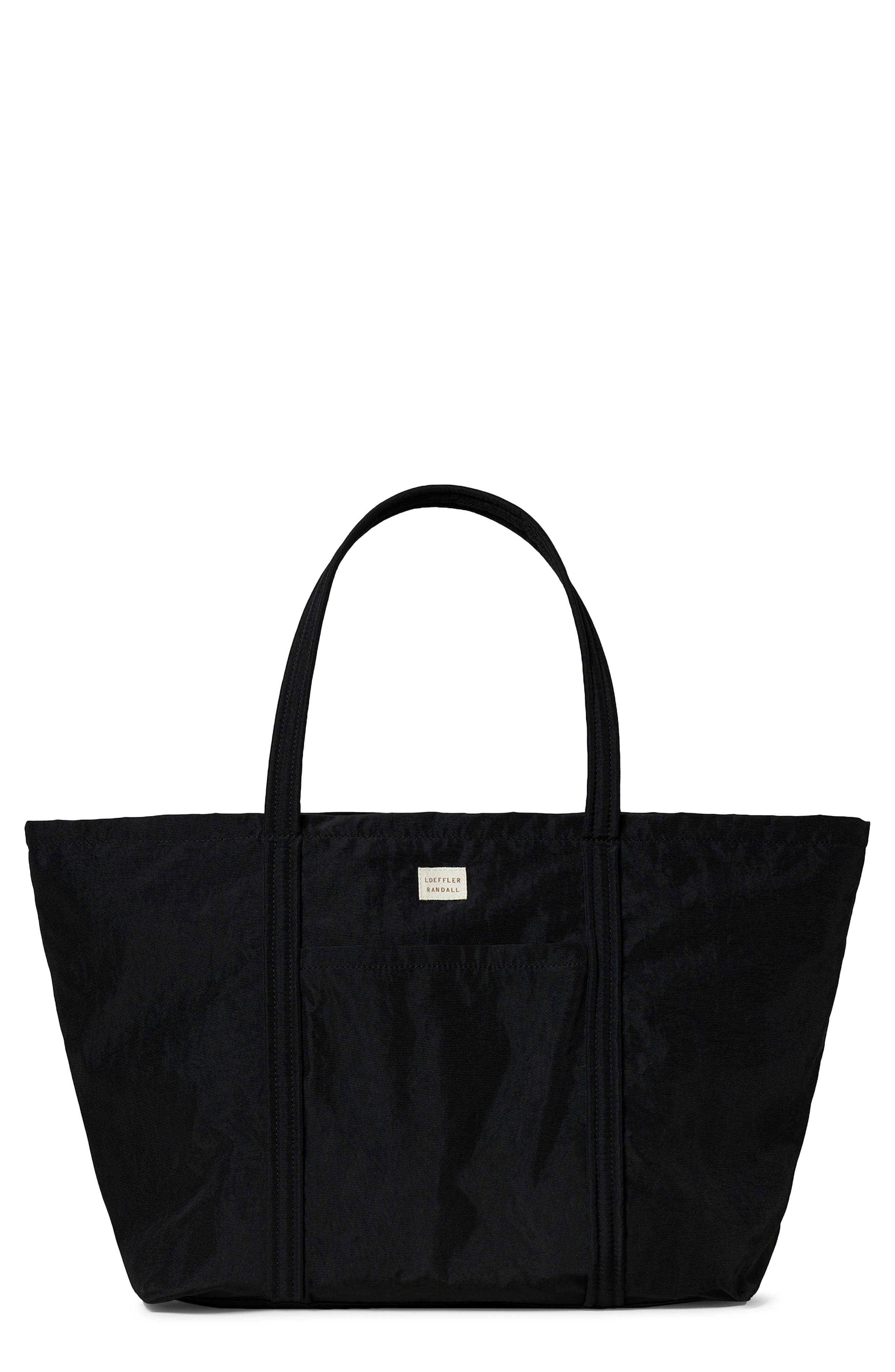 Loeffler Randall Dina Nylon Travel Tote, Main, color, Black