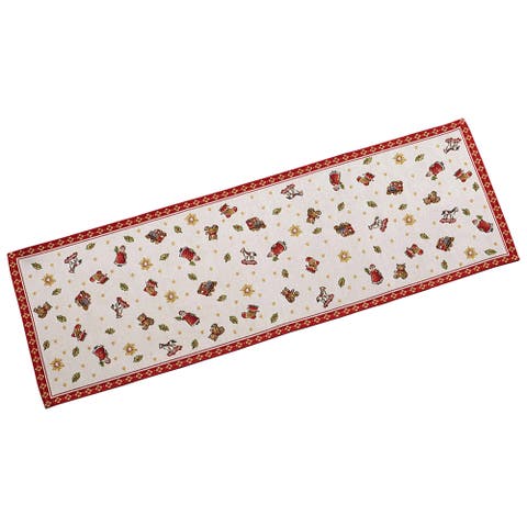Toy's Delight Large Embroidered Runner