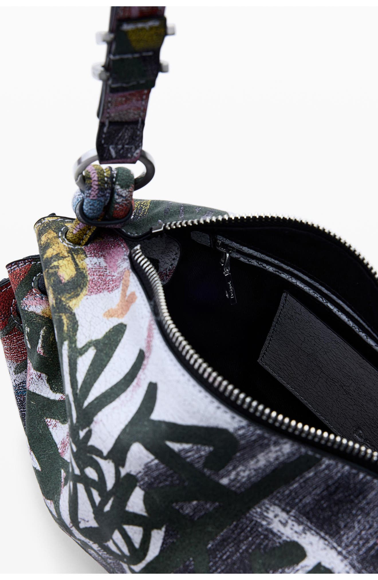 Desigual Arty Print Crossbody Bag, Alternate, color, 