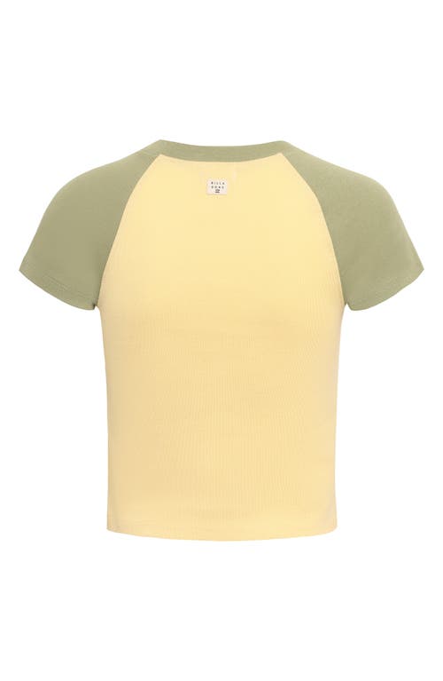 Billabong Kids' Sunset Break Raglan T-shirt In Green