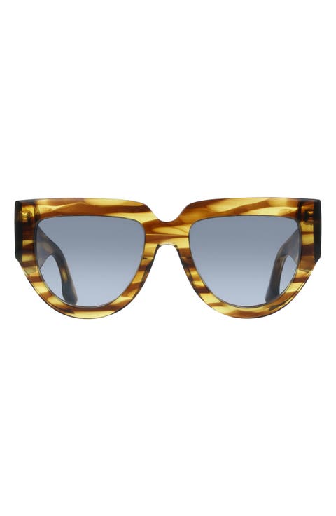 53mm Classic Logo Tea Cup Sunglasses