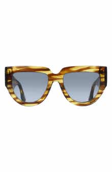 Victoria Beckham 53mm Classic Logo Tea Cup Sunglasses