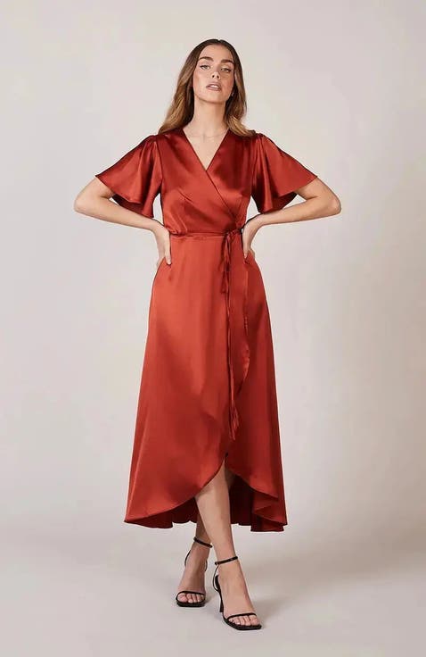 Florence Waterfall Hem Dress