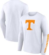 FANATICS Men's Fanatics Branded White Tennessee Volunteers Double Time 2-Hit Long Sleeve T-Shirt