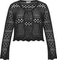 City Chic Love Open Stitch Cardigan