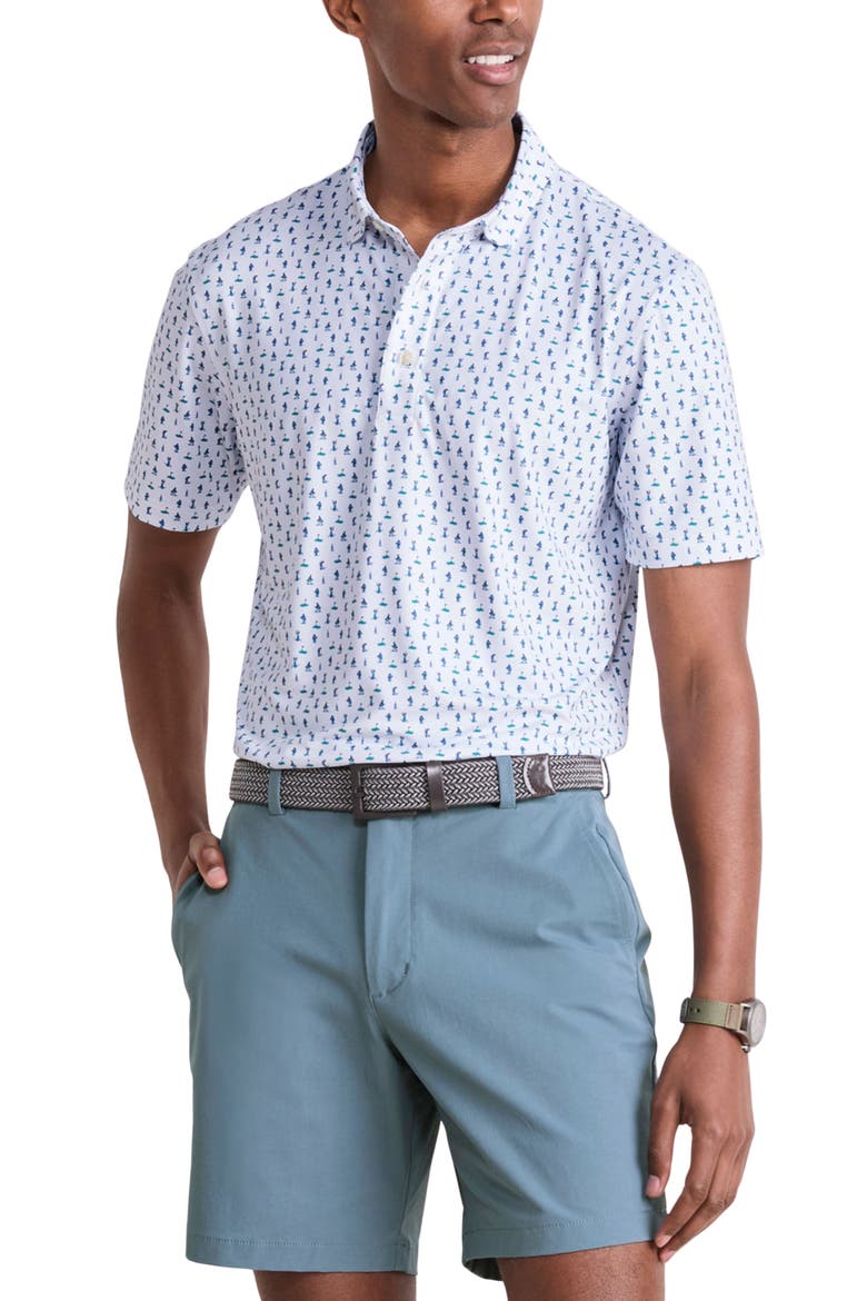 Palmero Brrr° Performance Polo, Main, color, GOLFERS WHITE CAP