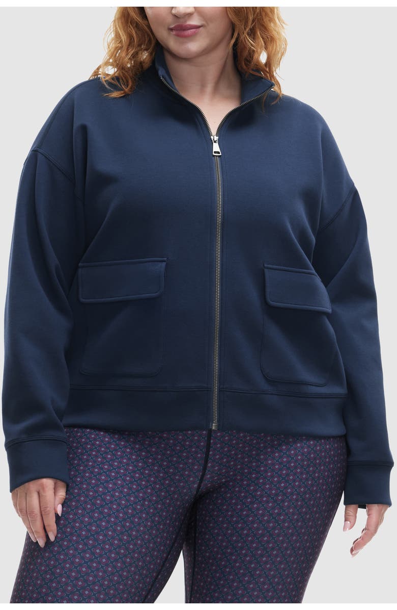 Peloton Tech Double Knit Full Zip, Alternate, color, Deep Navy