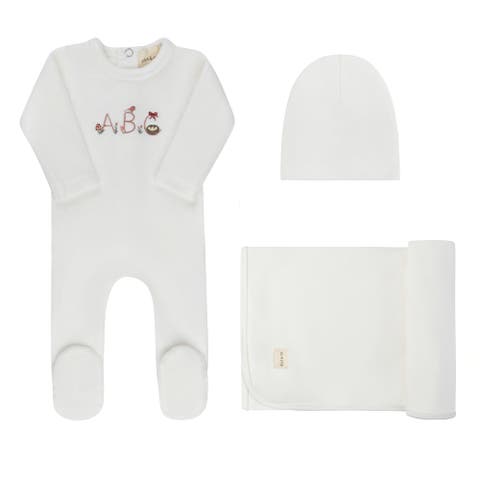 Embroidered ABC Collection - Layette Set