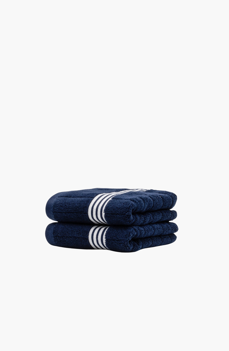 Italic Nautilus Hand Towel Set, Alternate, color, Navy / White