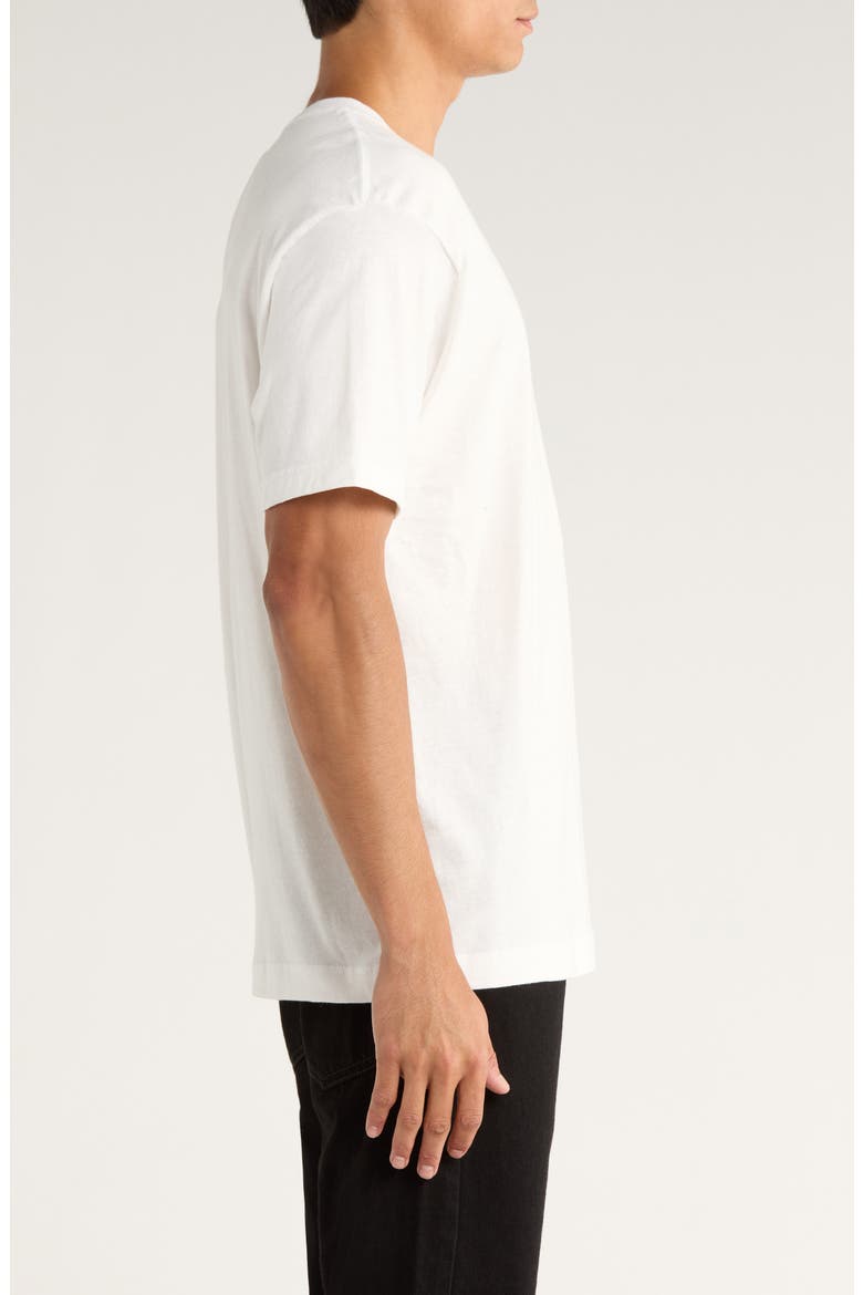 Raised Up Cotton Graphic T-Shirt, Alternate, color, WHITE