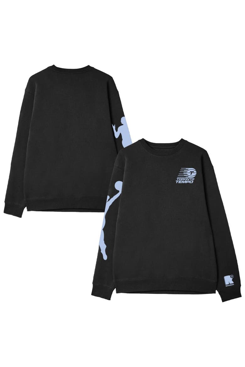 Unisex round21 Black Toronto Tempo Logo Pullover Sweater, Alternate, color, Black
