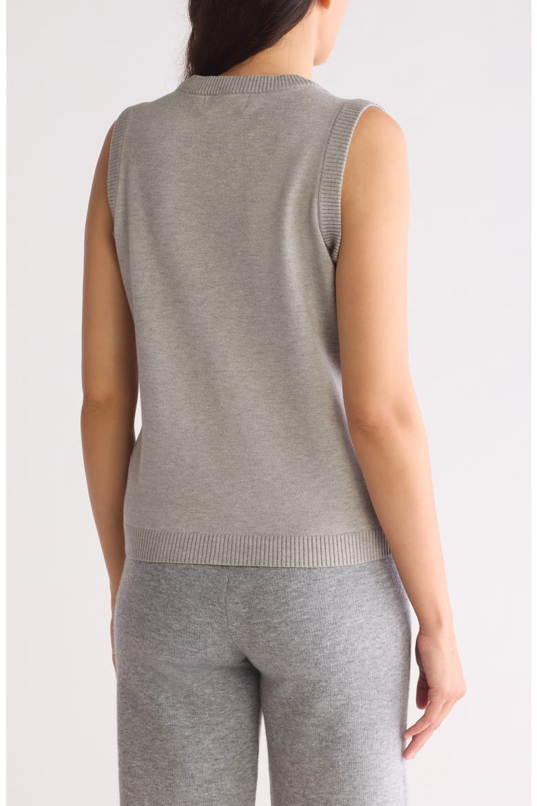 Dawn Knit Vest, Alternate, color, LIGHT HEATHER GREY